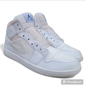 Nike Air Jordan 1 Mid White  Size 11